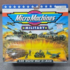 Micro Machines Military WWII Axis #20 NIB Green Camo New Elephant Tank A6M Zero